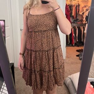 Cheetah print dress